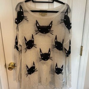 Wildfox Cat Sweater